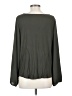 Ann Taylor LOFT 100% Polyester Green Long Sleeve Blouse Size S - photo 2
