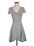 Forever 21 Chevron-herringbone Gray Casual Dress Size S - photo 1