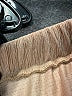 Unbranded 100% Polyester Chevron-herringbone Brown Casual Pants Size M - photo 4