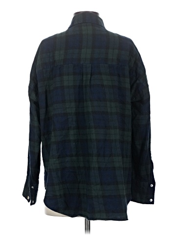 Zara Basic Long Sleeve Button-Down Shirt (view 2)