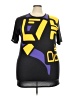 Unbranded 100% Polyester Color Block Black Short Sleeve T-Shirt Size 3X - photo 1