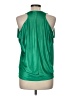 Bisou Bisou 100% Polyester Green Sleeveless Blouse Size M - photo 2