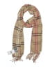Cejon 100% Acrylic Plaid Tan Scarf One size - photo 1