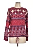 Crosby 100% Rayon Red Long Sleeve Blouse Size L - photo 1