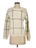Cyrus Checkered-gingham Ivory Pullover Sweater Size S - photo 1