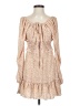 Assorted Brands Polka Dots Tan Casual Dress Size S - photo 1