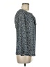 Studio M 100% Polyester Blue Long Sleeve Blouse Size M - photo 4