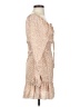 Assorted Brands Polka Dots Tan Casual Dress Size S - photo 4