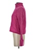 Ultra Flirt 100% Polyester Pink Turtleneck Sweater Size M - photo 5