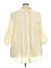 Torrid Yellow Long Sleeve Button-Down Shirt Size 5X Plus (5) - photo 1