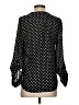 LC Lauren Conrad 100% Polyester Polka Dots Black 3/4 Sleeve Blouse Size S - photo 2