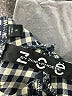 Zoe + Phoebe Houndstooth Green Casual Pants Size S - photo 7