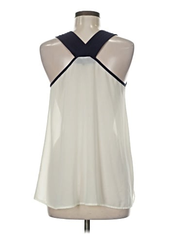 Blue Rain Sleeveless Blouse (view 2)