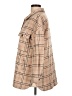 Assorted Brands 100% Polyester Plaid Tan Coat Size L - photo 5
