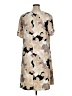 Ashley Blue Print Tan Casual Dress Size 1X (estimated) - photo 2
