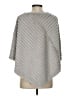 Black Rivet 100% Polyester Gray Poncho Size Sm - Med - photo 2