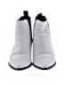 Acne Studios 100% Leather Gray White Grained Leather Jensen Booties Size EU (IT) 37 / US 7 - photo 2