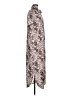 Unbranded 100% Polyester Print Gray Casual Dress Size M - photo 4