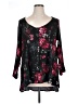 Torrid Black 3/4 Sleeve Blouse Size 1X Plus (1) - photo 1