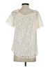 Assorted Brands Ivory Short Sleeve Blouse Size M - photo 2