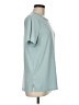 Bobeau Solid Teal Short Sleeve T-Shirt Size M - photo 4