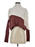 Planet Gold Color Block Brown Turtleneck Sweater Size M - photo 1