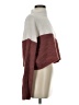 Planet Gold Color Block Brown Turtleneck Sweater Size M - photo 4