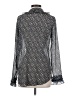 Just 100% Polyester Gray Long Sleeve Blouse Size S - photo 2