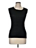 Nicola 100% Polyester Black Sleeveless Top Size M - photo 1