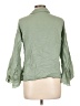 Assorted Brands Green 3/4 Sleeve Button-Down Shirt Size L - photo 2