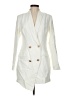 PrettyLittleThing 100% Polyester Ivory Blazer Size 6 - photo 1