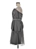 Dessy Collection 100% Polyester Solid Gray Cocktail Dress Size 8 - photo 5