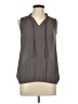 Maurices 100% Polyester Gray Sleeveless Blouse Size L - photo 1