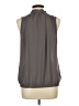 Maurices 100% Polyester Gray Sleeveless Blouse Size L - photo 2