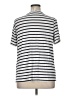 LUXE Silver Short Sleeve Top Size XL - photo 2
