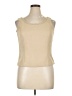 Tahari by ASL 100% Polyester Ivory Sleeveless Top Size 14 - photo 1