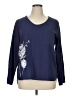 Unbranded Blue 3/4 Sleeve T-Shirt Size 1X - photo 1