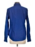 Fred David Blue Long Sleeve Blouse Size L - photo 2