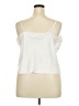 Nine West 100% Polyester White Sleeveless Blouse Size XXL - photo 2
