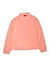 Eddie Bauer 100% Polyester Solid Pink Track Jacket Size 14 - 16 - photo 1