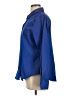 Fred David Blue Long Sleeve Blouse Size L - photo 5