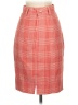Genny 100% Wool Checkered-gingham Red Wool Skirt Size EU (IT) 40 / US 4 - photo 2