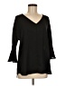 Chaus Black 3/4 Sleeve Blouse Size M - photo 1