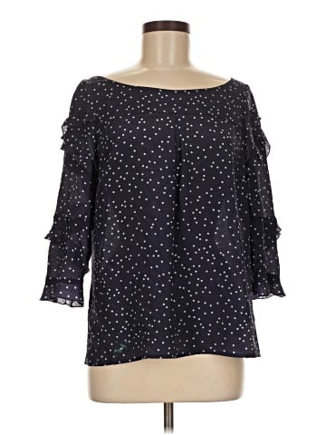 Maeve 3/4 Sleeve Silk Top (view 1)