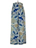 Zara Paisley Blue Casual Pants Size XS - photo 1