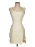 Bebe Solid Ivory Cocktail Dress Size 2 (petite) - photo 1