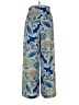 Zara Paisley Blue Casual Pants Size XS - photo 2