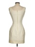 Bebe Solid Ivory Cocktail Dress Size 2 (petite) - photo 2