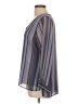 Christopher & Banks 100% Polyester Gray Long Sleeve Blouse Size L (petite) - photo 5