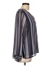 Christopher & Banks 100% Polyester Gray Long Sleeve Blouse Size L (petite) - photo 4